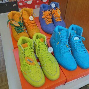 Nike Gatorade Air Jordan 1 Lot 4 Colors Mens 10.5 All Extras